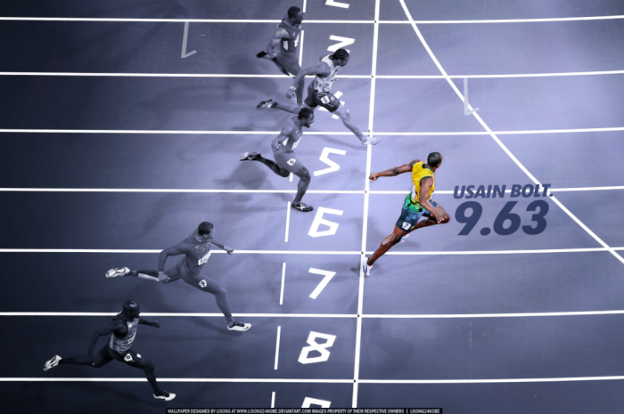 An amazing time by Usain Bolt
